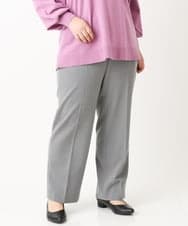 OLLLS05089 eur3(エウルキューブ) 【大きいサイズ】ロイヤルヒートストレートパンツ ダークグレー(93)