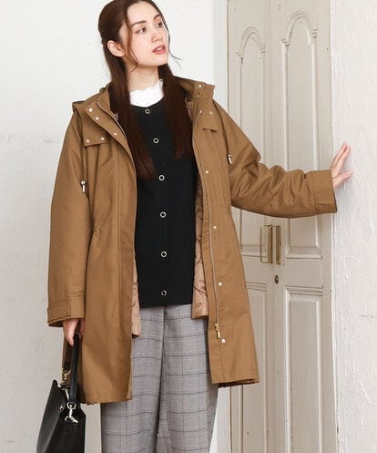 OLUAD04369 eur3 【WEB/一部店舗限定】【大きいサイズ】ライナー付フーディーコート