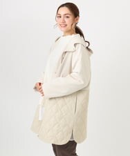 OLUBD08199 eur3(エウルキューブ) 【大きいサイズ】キルトコンビアウター ベージュ(82)