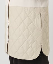 OLUBD08199 eur3(エウルキューブ) 【大きいサイズ】キルトコンビアウター ベージュ(82)