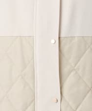 OLUBD08199 eur3(エウルキューブ) 【大きいサイズ】キルトコンビアウター ベージュ(82)