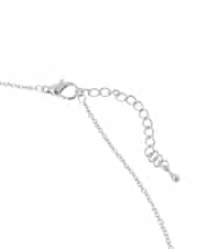 OZ2AS35030 eur3(エウルキューブ) ドロップモチーフデザインネックレス シルバー(96)