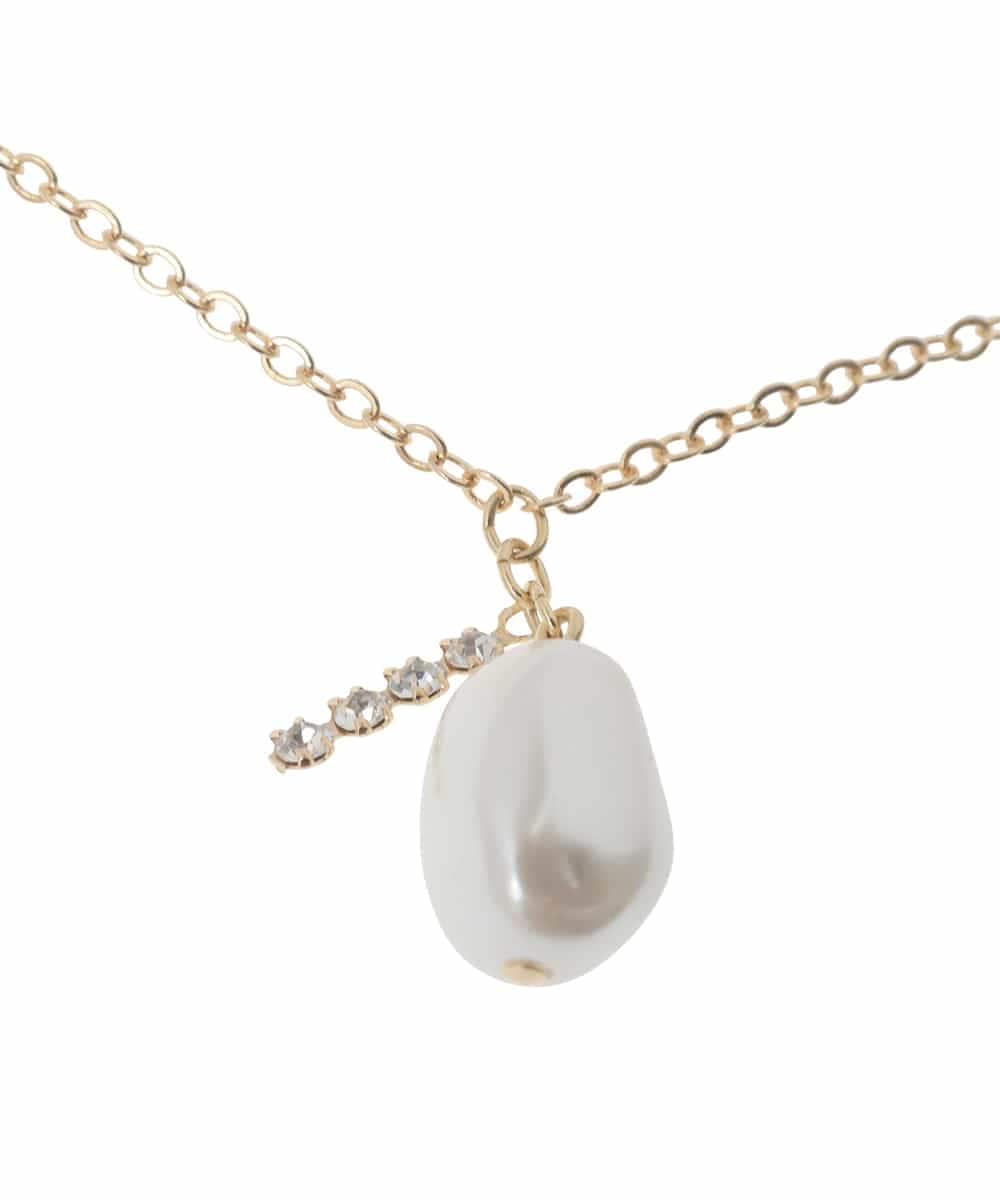 OZ2DD06039 eur3(エウルキューブ) バロックパールモチーフネックレス ゴールド