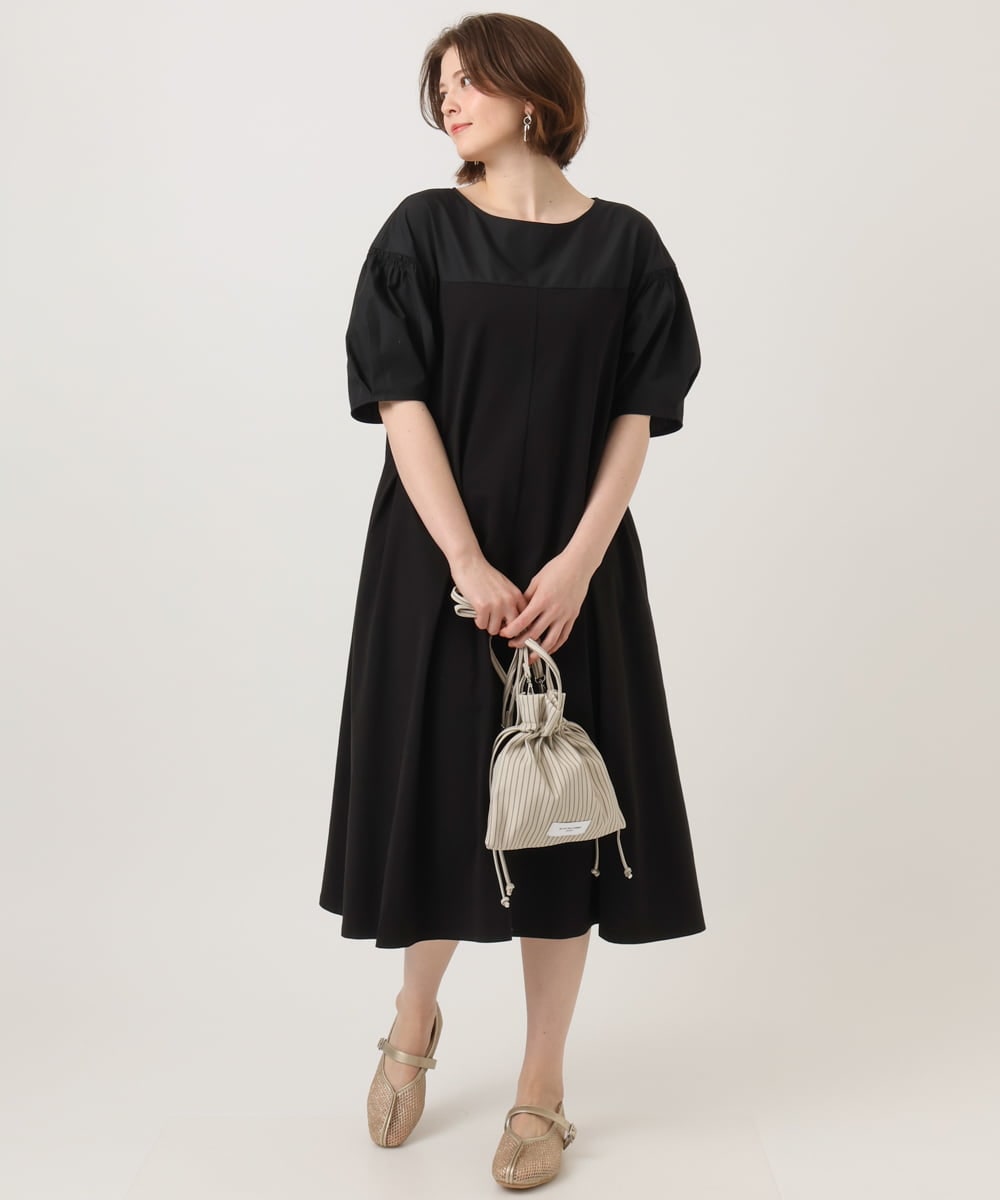 OZ5GD08029 eur3(エウルキューブ) フェイクレザー巾着ミニバッグ アイボリー