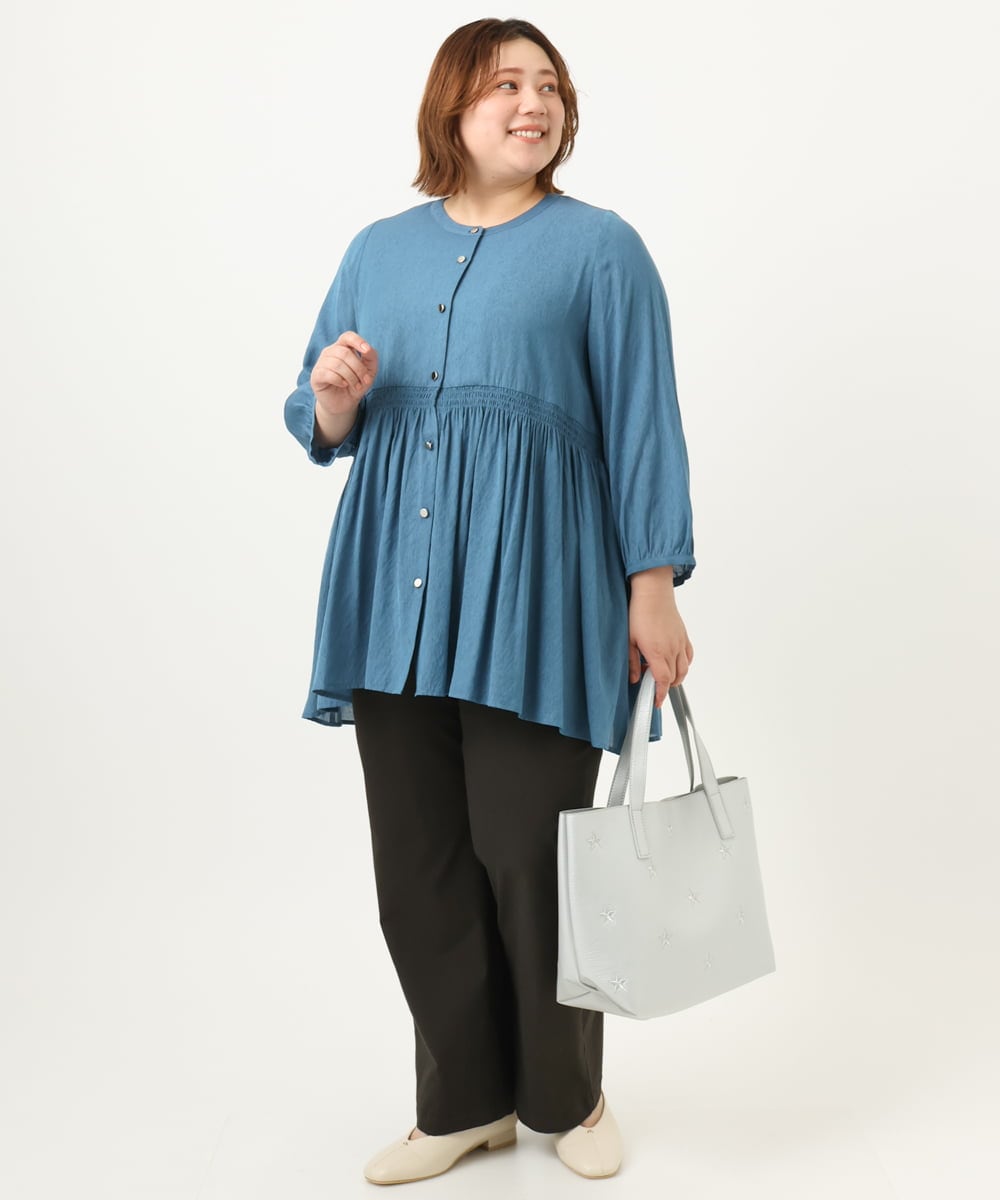 OZ5KA22064 eur3(エウルキューブ) スター刺繍トートバッグ シルバー
