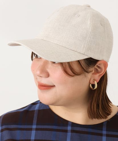 OZ7EA01049 eur3 ナチュラルリネンキャップ
