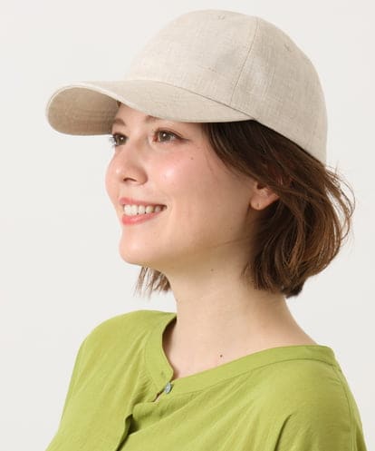 OZ7FD01049 eur3 ナチュラルリネンキャップ