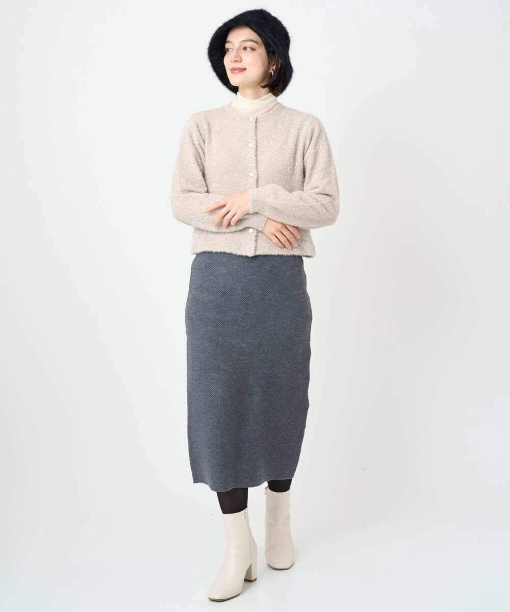 PFYAD13090 GEORGES RECH(小さいサイズ)(メゾン ドゥ サンク) シャギーバケットハット ブラック