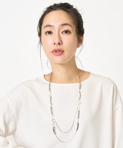 PG2GA31150 GEORGES RECH  [日本製]メタルパーツ2連ネックレス