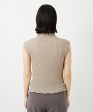 PHBGD20230 GEORGES RECH(小さいサイズ)(メゾン ドゥ サンク) プリーツフレンチスリーブプルオーバー ベージュ