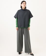 PHFJE25250 GEORGES RECH(小さいサイズ)(メゾン ドゥ サンク)  [日本製]ホールガーメントニットプルオーバー グリーン