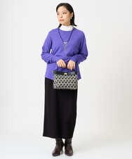 PHHAG11240 GEORGES RECH(小さいサイズ)(メゾン ドゥ サンク)  [セットアップ対応]ストレッチダンボールナロースカート ブラウン