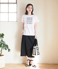 PHHGD34230 GEORGES RECH(小さいサイズ)(メゾン ドゥ サンク)  [セットアップ対応]ジャージーナロースカート ベージュ