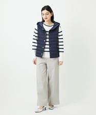 PHJEE08360 GEORGES RECH(小さいサイズ)(メゾン ドゥ サンク) タフタダウンベスト ベージュ