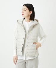 PHJEE08360 GEORGES RECH(小さいサイズ)(メゾン ドゥ サンク) タフタダウンベスト ベージュ