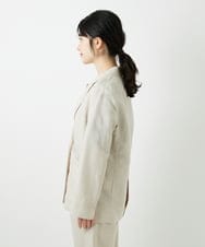 PHJGD31390 GEORGES RECH(小さいサイズ)(メゾン ドゥ サンク)  [セットアップ対応]フレンチリネンテーラードジャケット ベージュ