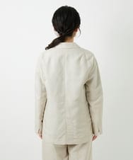 PHJGD31390 GEORGES RECH(小さいサイズ)(メゾン ドゥ サンク)  [セットアップ対応]フレンチリネンテーラードジャケット ベージュ