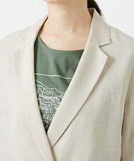 PHJGD31390 GEORGES RECH(小さいサイズ)(メゾン ドゥ サンク)  [セットアップ対応]フレンチリネンテーラードジャケット ベージュ