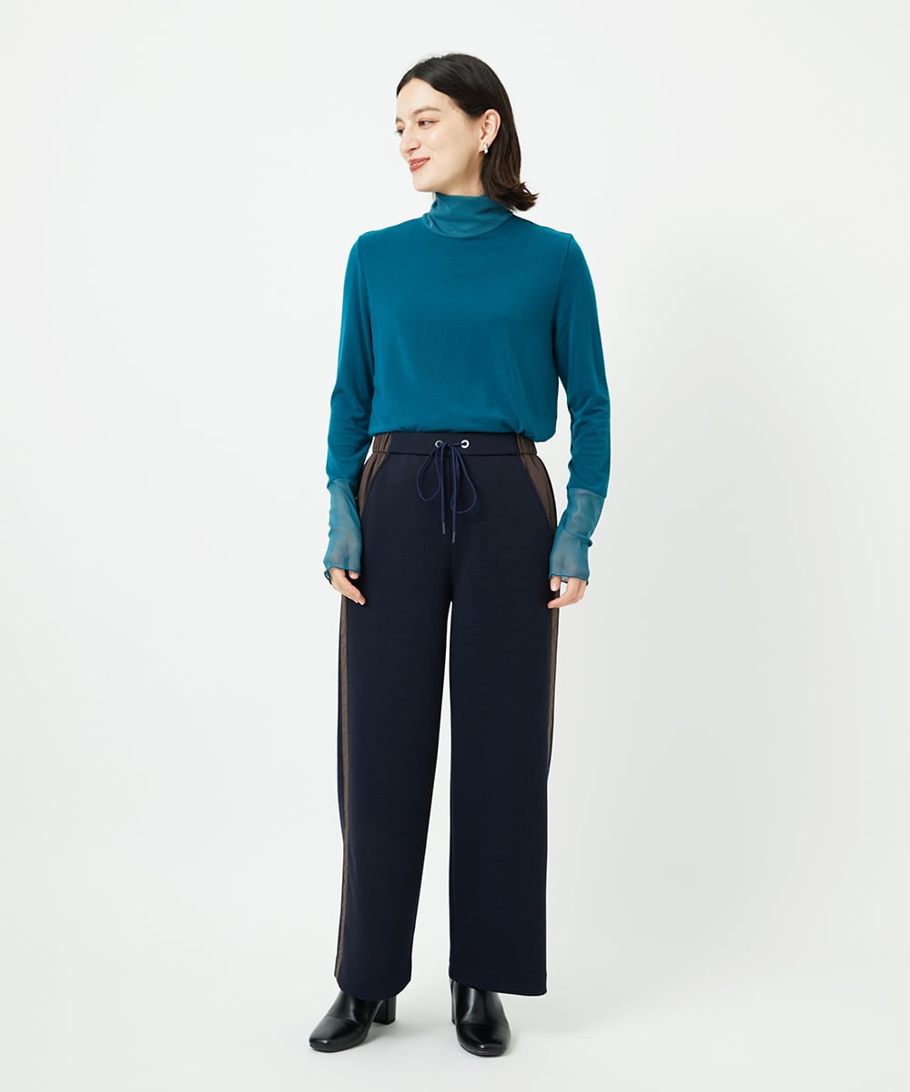PHKAD12180 GEORGES RECH(小さいサイズ)(メゾン ドゥ サンク) カシミヤハイネックチュールカットソー グリーン