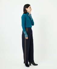 PHKAD12180 GEORGES RECH(小さいサイズ)(メゾン ドゥ サンク) カシミヤハイネックチュールカットソー グリーン
