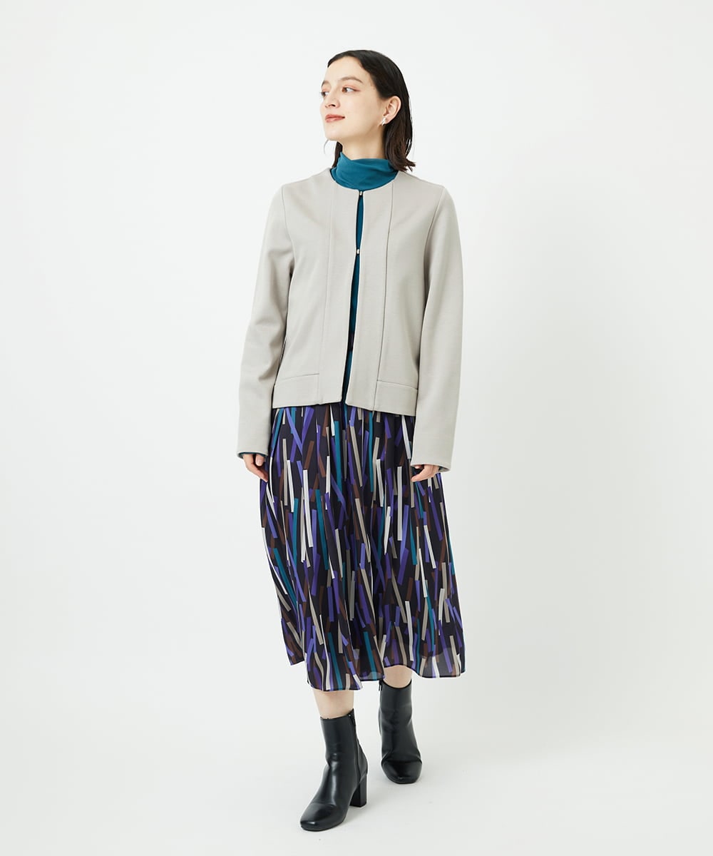 PHKAD12180 GEORGES RECH(小さいサイズ)(メゾン ドゥ サンク) カシミヤハイネックチュールカットソー グリーン
