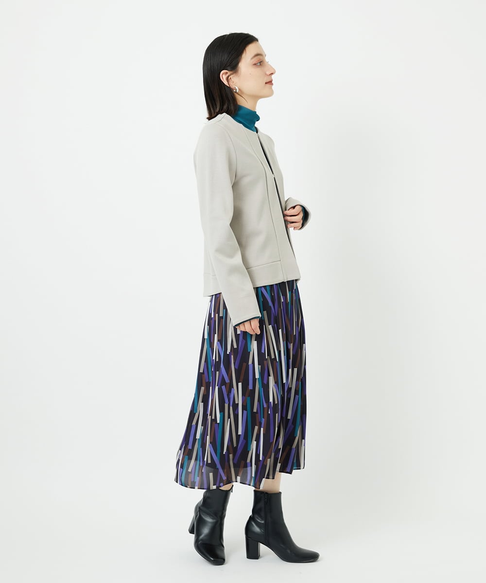 PHKAD12180 GEORGES RECH(小さいサイズ)(メゾン ドゥ サンク) カシミヤハイネックチュールカットソー グリーン