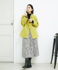 PHKAD12180 GEORGES RECH(小さいサイズ)(メゾン ドゥ サンク) カシミヤハイネックチュールカットソー グリーン
