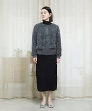 PHKAD12180 GEORGES RECH(小さいサイズ)(メゾン ドゥ サンク) カシミヤハイネックチュールカットソー グリーン