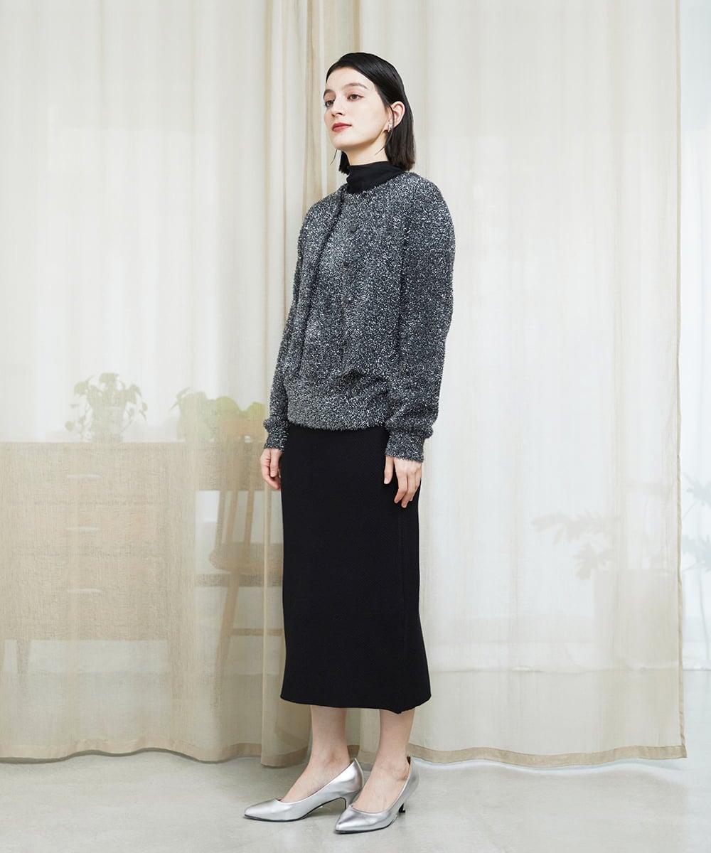 PHKAD12180 GEORGES RECH(小さいサイズ)(メゾン ドゥ サンク) カシミヤハイネックチュールカットソー グリーン