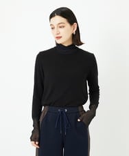 PHKAD12180 GEORGES RECH(小さいサイズ)(メゾン ドゥ サンク) カシミヤハイネックチュールカットソー グリーン