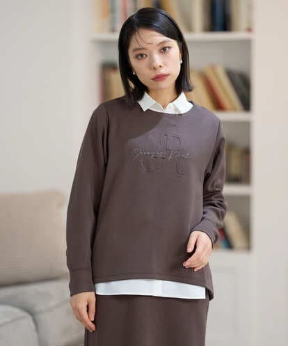 PHKAG11240   [セットアップ対応]ストレッチダンボールロゴプルオーバー