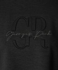 PHKAG11240 GEORGES RECH(小さいサイズ)(メゾン ドゥ サンク)  [セットアップ対応]ストレッチダンボールロゴプルオーバー ブラウン
