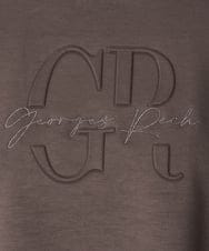 PHKAG11240 GEORGES RECH(小さいサイズ)(メゾン ドゥ サンク)  [セットアップ対応]ストレッチダンボールロゴプルオーバー ブラウン