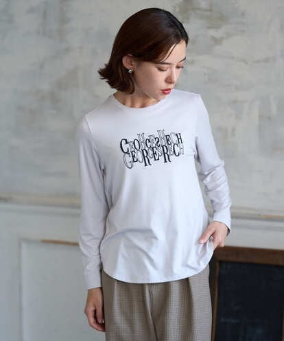 PHKJE28180  ベアテン刺繍ロゴカットソー