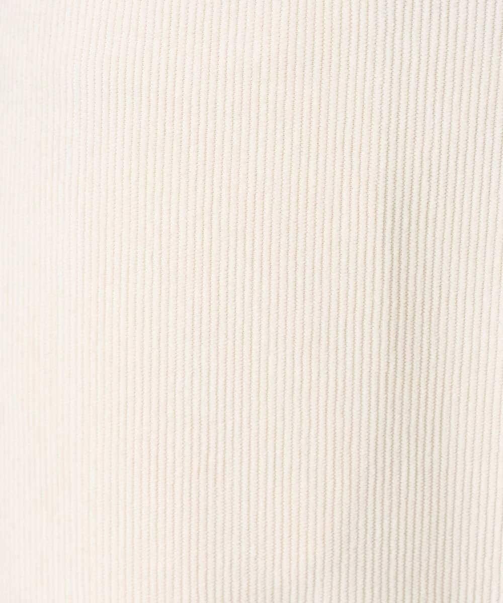PHLAG12250 GEORGES RECH(小さいサイズ)(メゾン ドゥ サンク) トリコットコーデュロイワイドパンツ アイボリー