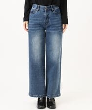 PHLAG34290 GEORGES RECH(小さいサイズ)(メゾン ドゥ サンク) 裏起毛ストレッチデニムパンツ ネイビー