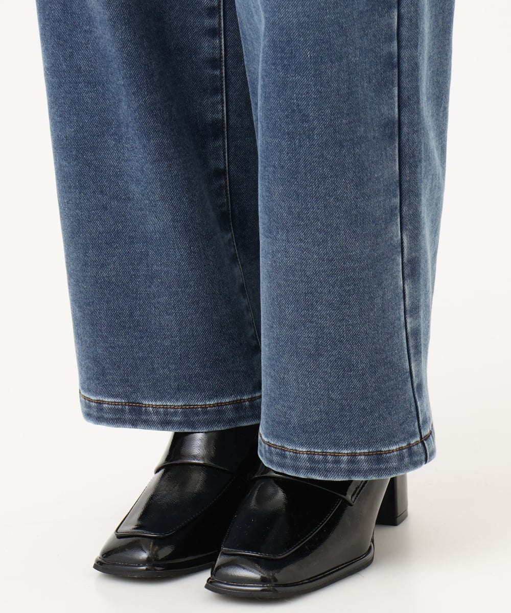 PHLAG34290 GEORGES RECH(小さいサイズ)(メゾン ドゥ サンク) 裏起毛ストレッチデニムパンツ ネイビー