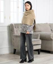 PHLAG34290 GEORGES RECH(小さいサイズ)(メゾン ドゥ サンク) 裏起毛ストレッチデニムパンツ ネイビー