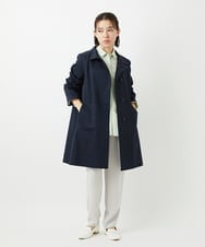 PHLEE29190 GEORGES RECH(小さいサイズ)(メゾン ドゥ サンク)  [日本製]リラックスサテンテーパードパンツ ベージュ