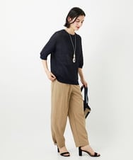 PHLGD12290 GEORGES RECH(小さいサイズ)(メゾン ドゥ サンク)  [セットアップ対応]ステッチワーク2WAYパンツ ベージュ