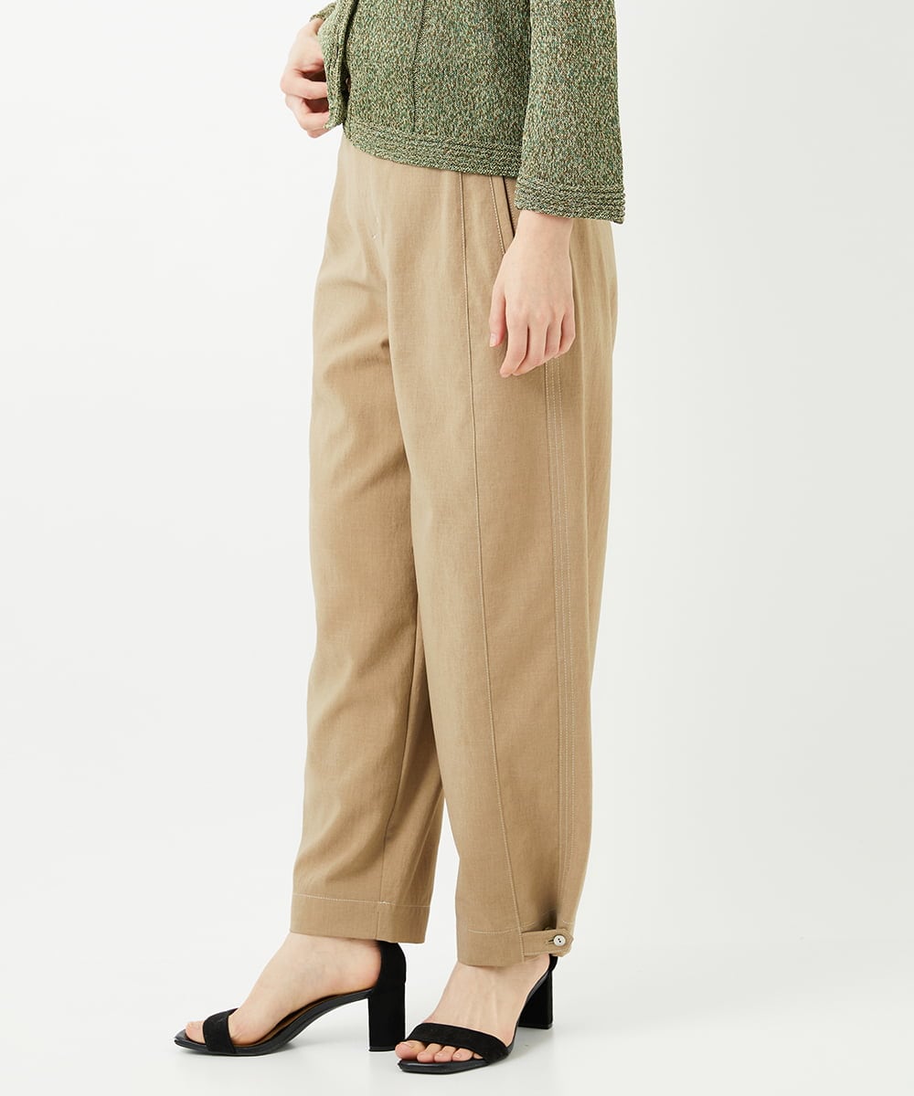 PHLGD12290 GEORGES RECH(小さいサイズ)(メゾン ドゥ サンク)  [セットアップ対応]ステッチワーク2WAYパンツ ベージュ