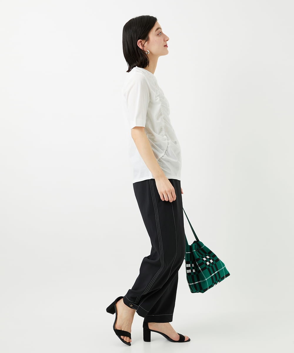 PHLGD12290 GEORGES RECH(小さいサイズ)(メゾン ドゥ サンク)  [セットアップ対応]ステッチワーク2WAYパンツ ベージュ