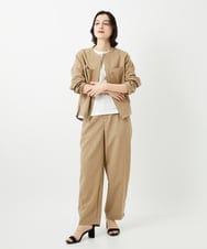 PHLGD12290 GEORGES RECH(小さいサイズ)(メゾン ドゥ サンク)  [セットアップ対応]ステッチワーク2WAYパンツ ベージュ