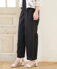 PHLGD12290 GEORGES RECH(小さいサイズ)(メゾン ドゥ サンク)  [セットアップ対応]ステッチワーク2WAYパンツ ブラック