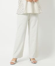 PHLHD52250 GEORGES RECH(小さいサイズ)(メゾン ドゥ サンク)  [日本製/新色追加]シェルタリングドライオックスワイドパンツ ベージュ