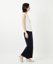 PHQGD11210 GEORGES RECH(小さいサイズ)(メゾン ドゥ サンク)  [セットアップ対応]ドライタッチジャージーワイドストレートパンツ ベージュ
