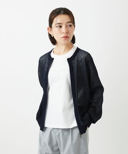 PHSEE28290  ブークレメッシュニットブルゾン