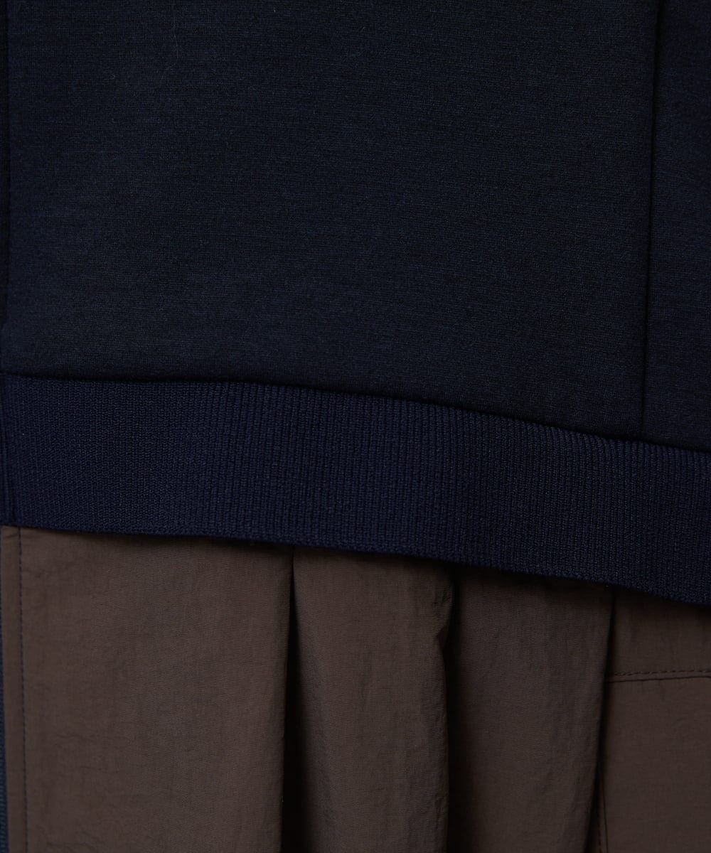 PHTAD02390 GEORGES RECH(小さいサイズ)(メゾン ドゥ サンク) ダンボールタフタドッキングロングジレ ネイビー