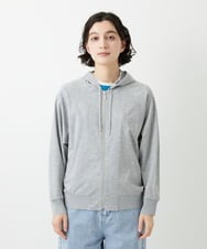 PHTGD06290 GEORGES RECH(小さいサイズ)(メゾン ドゥ サンク) ラグランスリーブ8分袖パーカー ライトグレー