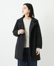 PHUAF46590 GEORGES RECH(小さいサイズ)(メゾン ドゥ サンク)  [追加]ステッチレスステンカラーミドルダウンコート ブラック